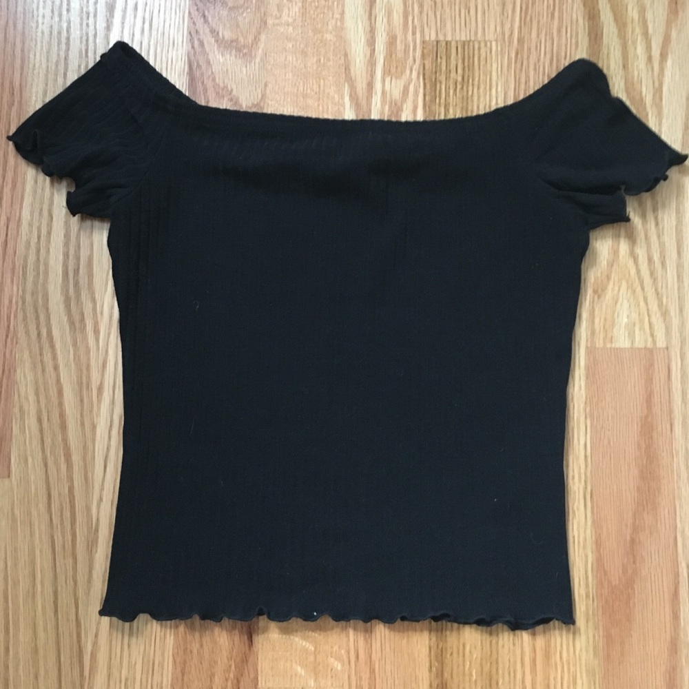 🌼Nasty Gal  black crop top